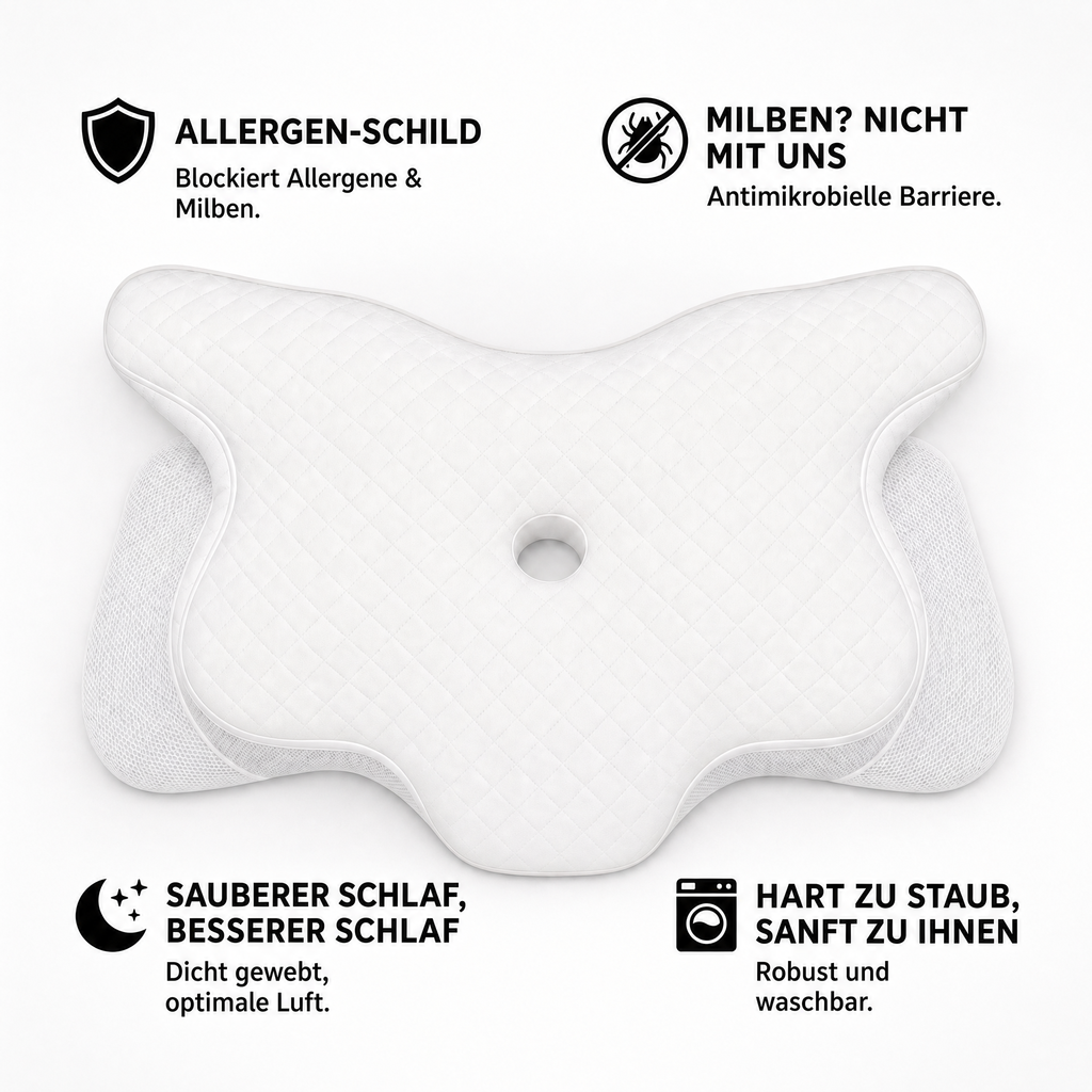 Ergonomic Pillow Anti Dust Cover