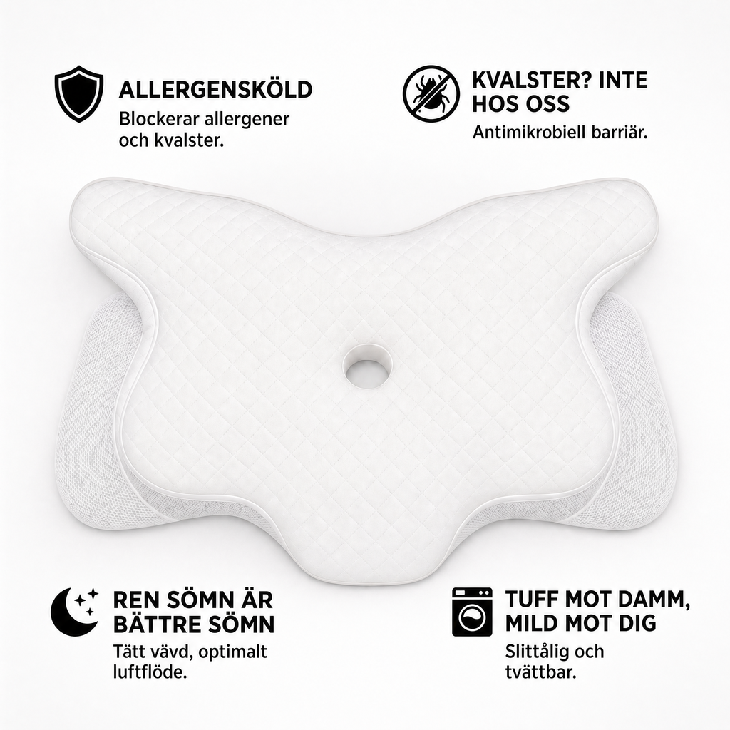 Ergonomic Pillow Anti Dust Cover
